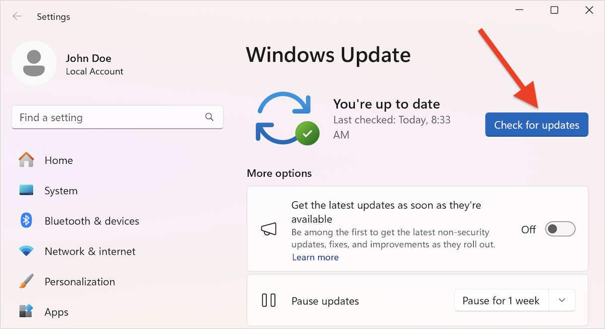 如果滑鼠在救援環境中無法運作,請更新 Windows RE